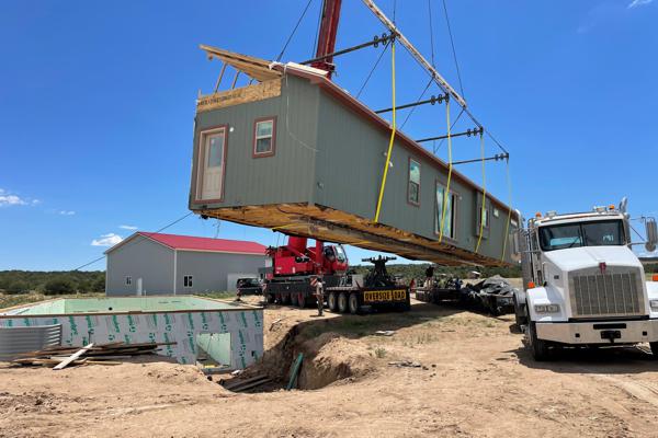 Modular Home Setting and Finish in Walsenburg